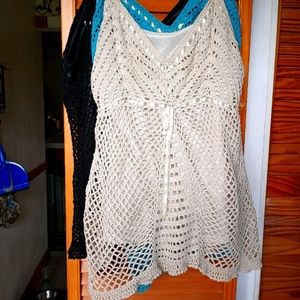 Hand crocheted Summer Tops